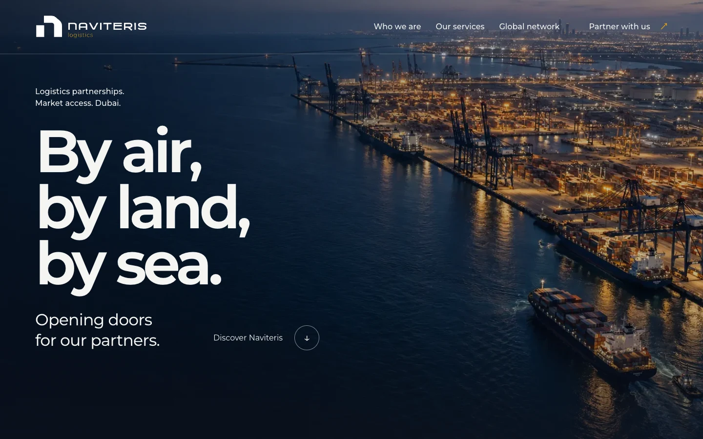 Desktop preview of the Current homepage
