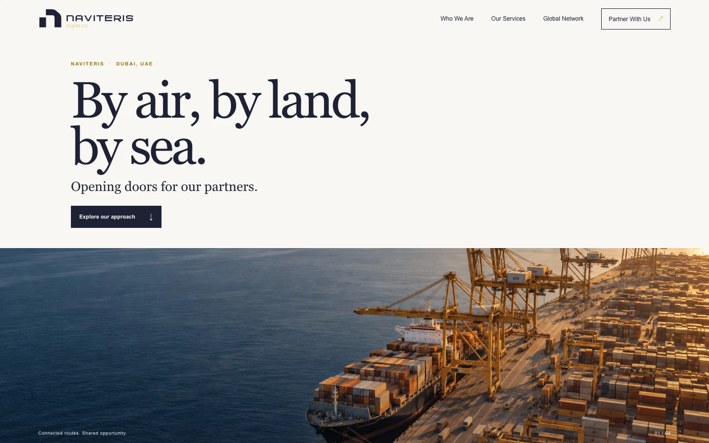 Desktop preview of the Horizon homepage