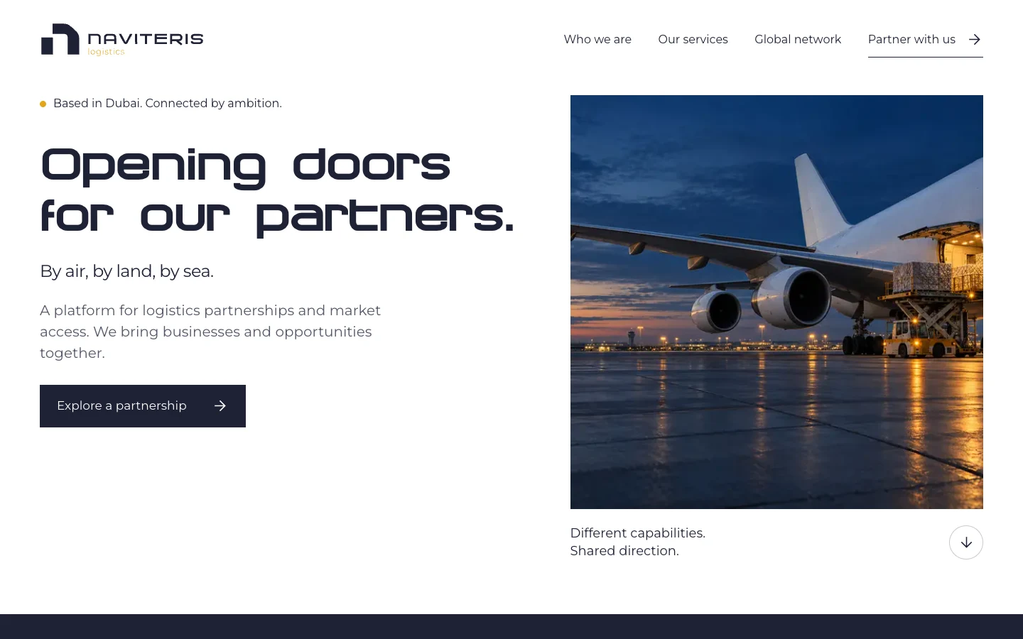 Desktop preview of the Relay homepage